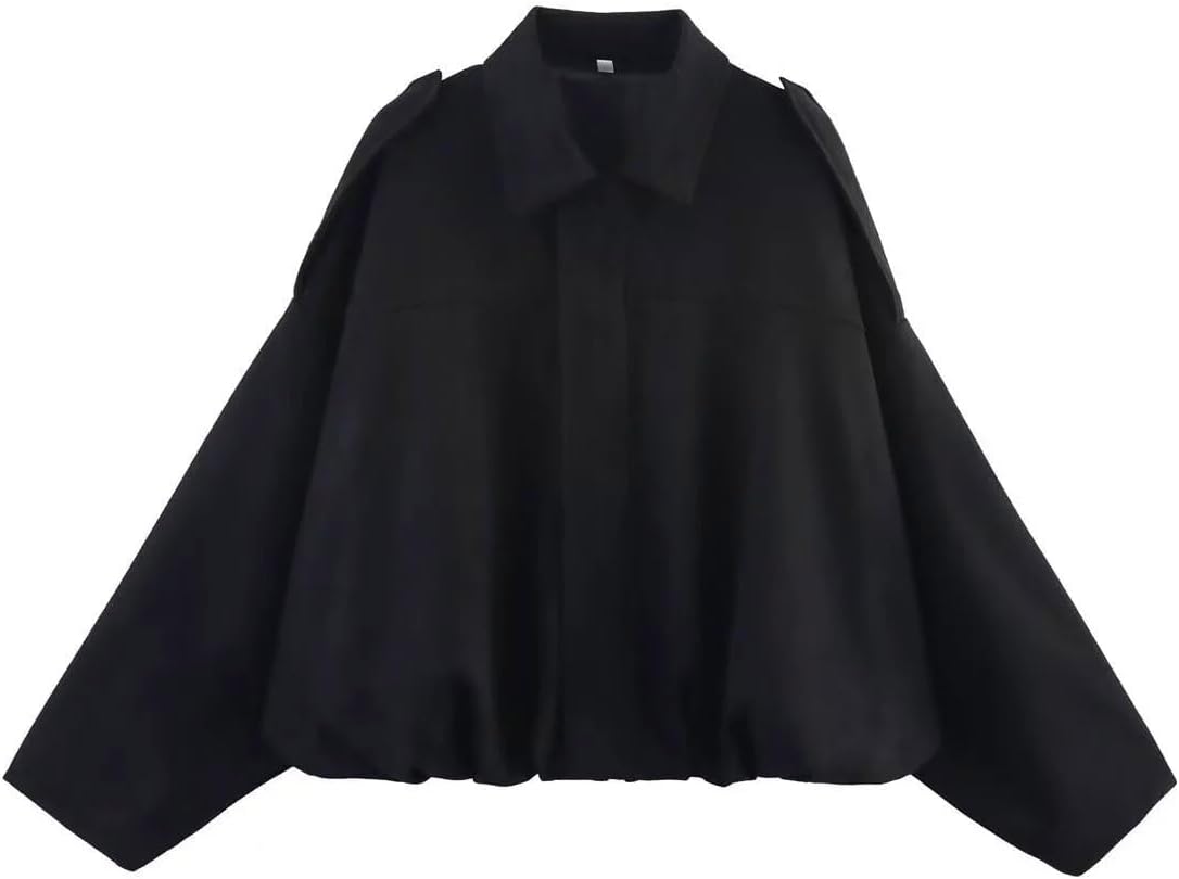 Femmes Faux Suede Bomber Veste Manteau d'hiver Manches Longues Veste Varsity Vêtements de Rue Casual Outwear