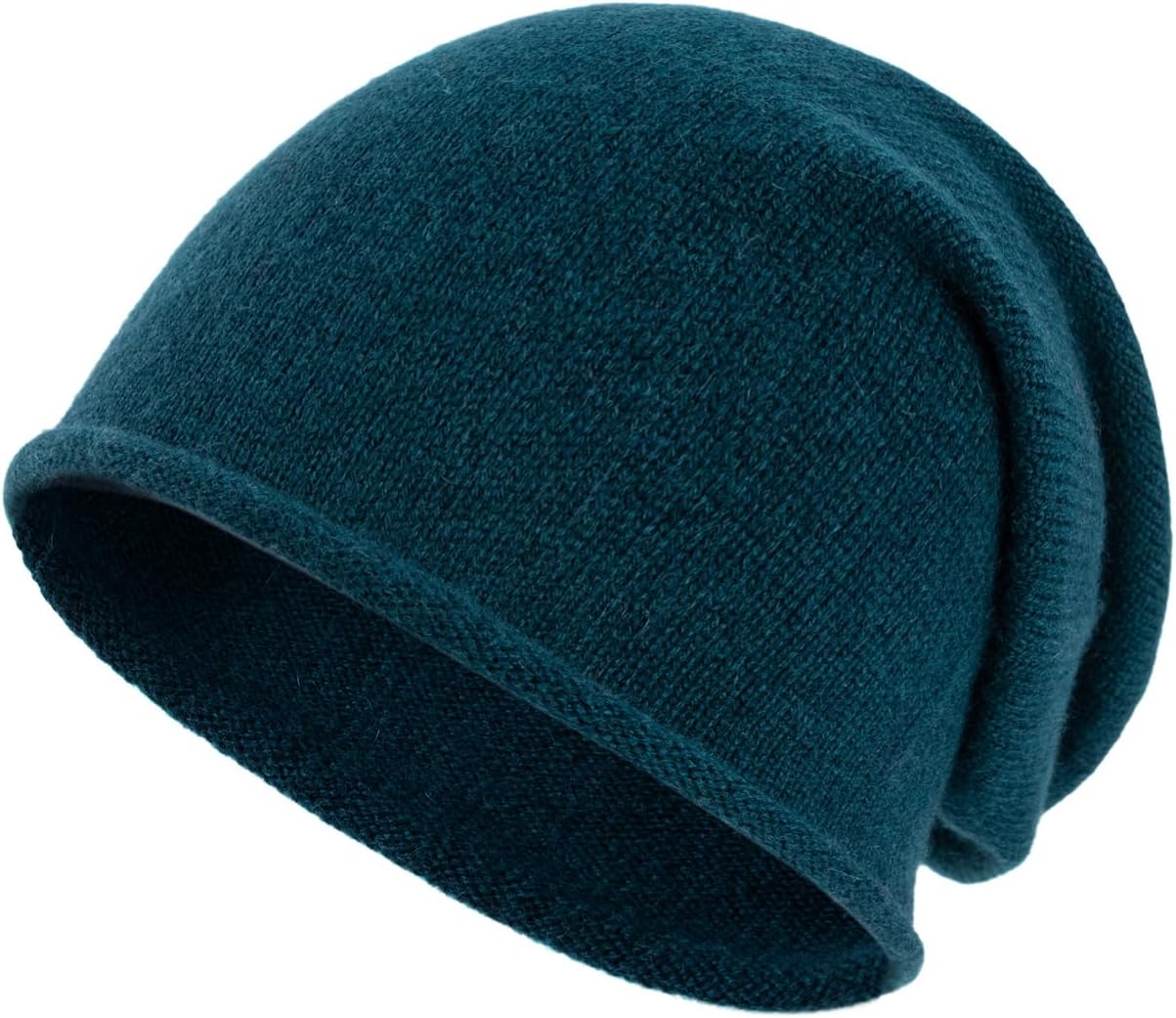 Villand Bonnet décontracté en Cachemire Pur à 100% pour Femmes, Bonnet en Cachemire Doux et Chaud pour Dames.