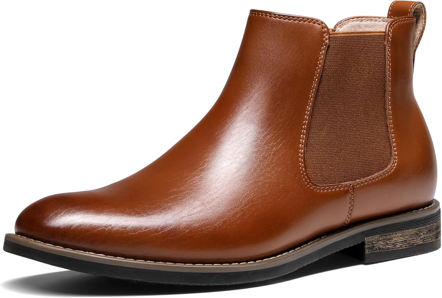 Bottine Homme Cuir Chelsea Boots Mode Chaussures Confortables Bottes Hommes