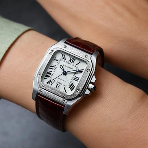 L'élégance intemporelle du bracelet de montre pour la Cartier Santos