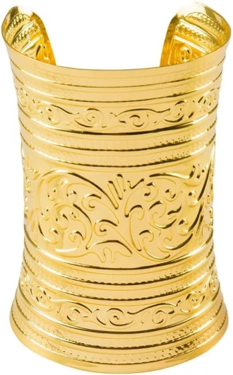 Boland 64464 - Bracelet trésor du Nil, bijou fantaisie en or pour costumes de carnaval, bracelet pour carnaval ou fête à thème or 64464