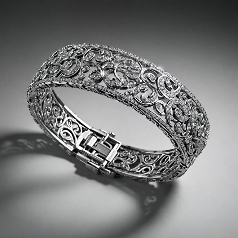 L'élégance intemporelle du bracelet en or blanc Bulgari