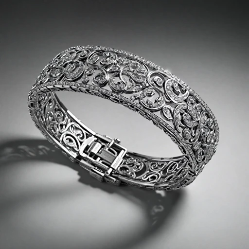 L'élégance intemporelle du bracelet en or blanc Bulgari