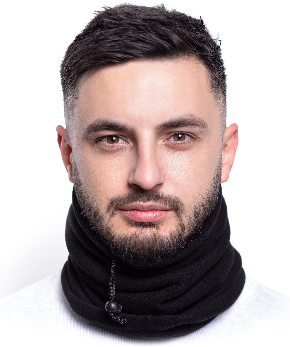 Tour de Cou Homme Femme Unisex Polaire Cache-Cou col Nez Hiver masque écharpe Tube Chaud épais ski cyclisme vélo moto Sport Bonnet Snow Bandeau Coupe-Vent élastique