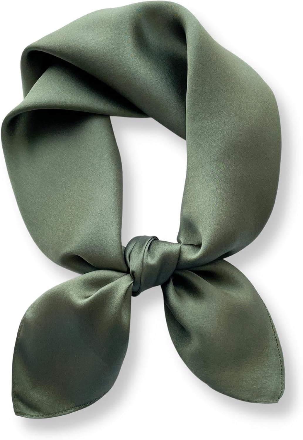 PoeticEHome Carré en Soie de Mûrier 100% Unie - Écharpe Naturelle 68x68cm avec Étui Cadeau (Collection Monochrome)