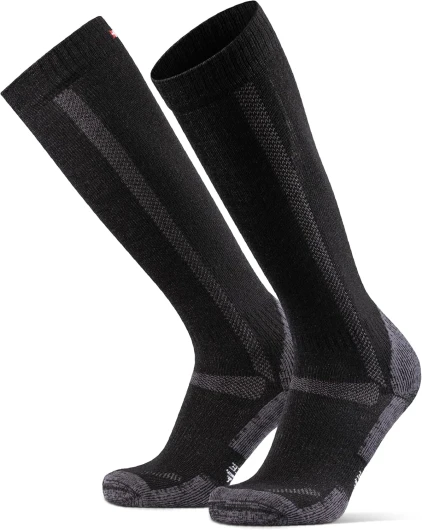 Chaussettes de Randonnée en Laine Mérinos Hauteur Genoux - Chaussettes de randonnée Chaudes et Respirantes pour Hommes & Femmes