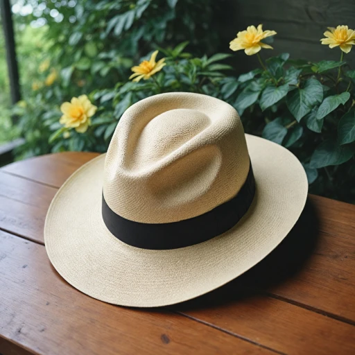 L'élégance intemporelle du chapeau panama Borsalino