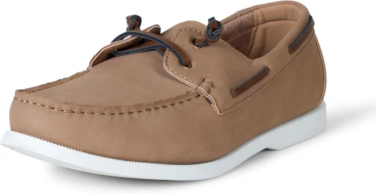 Chaussures Bateau à Enfiler, avec Aération Homme 44.5 EU Brun Kaki