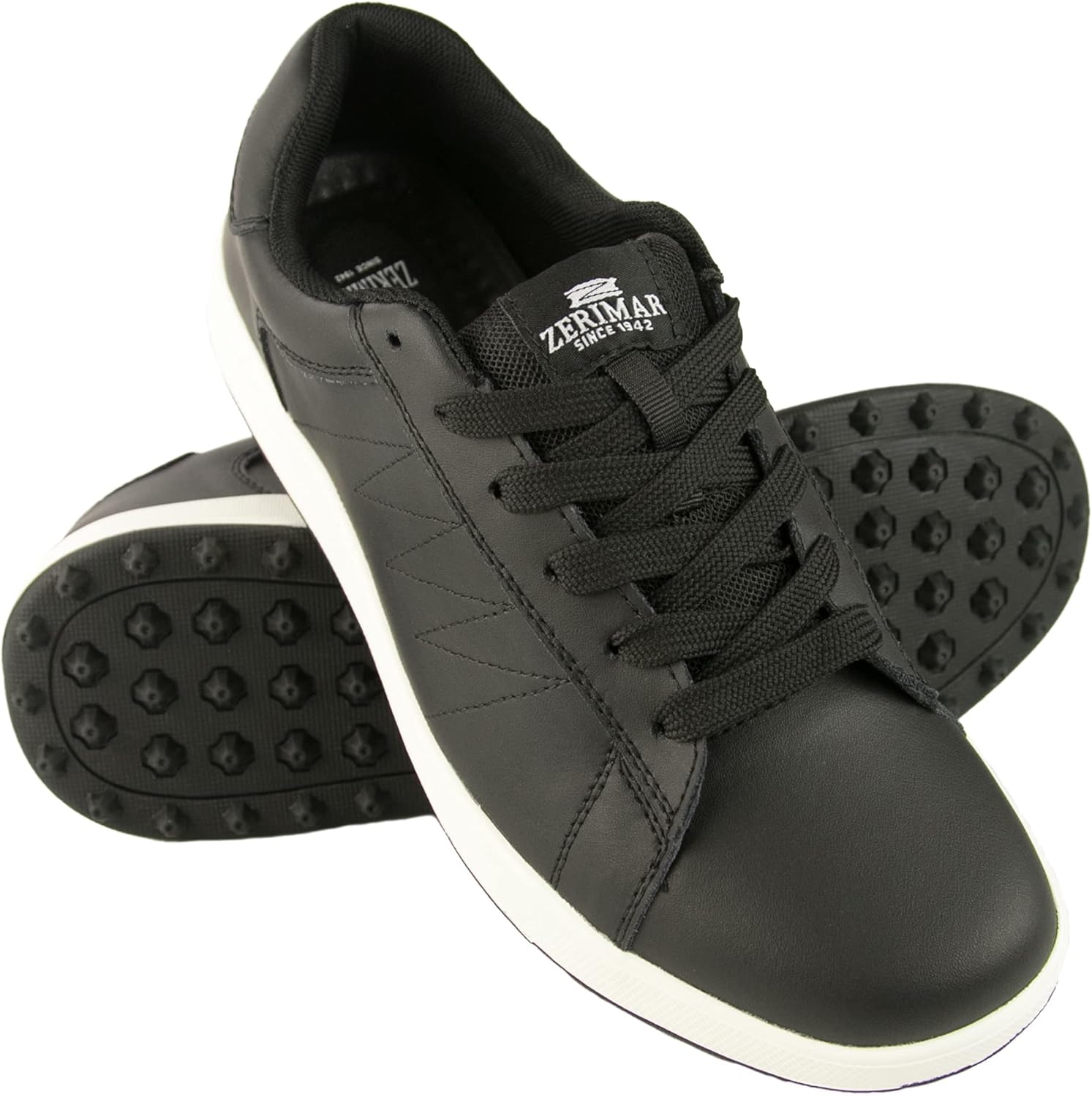 Chaussures de Golf pour Hommes - Chaussures de Sport pour Hommes - Chaussures de Sport pour Hommes - Chaussure de Golf en Cuir- Chaussure de Sport - 40 EU Charbon Noir