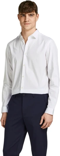 JACK & JONES Chemise habillée Chemise habillée Slim Fit M Blanc.