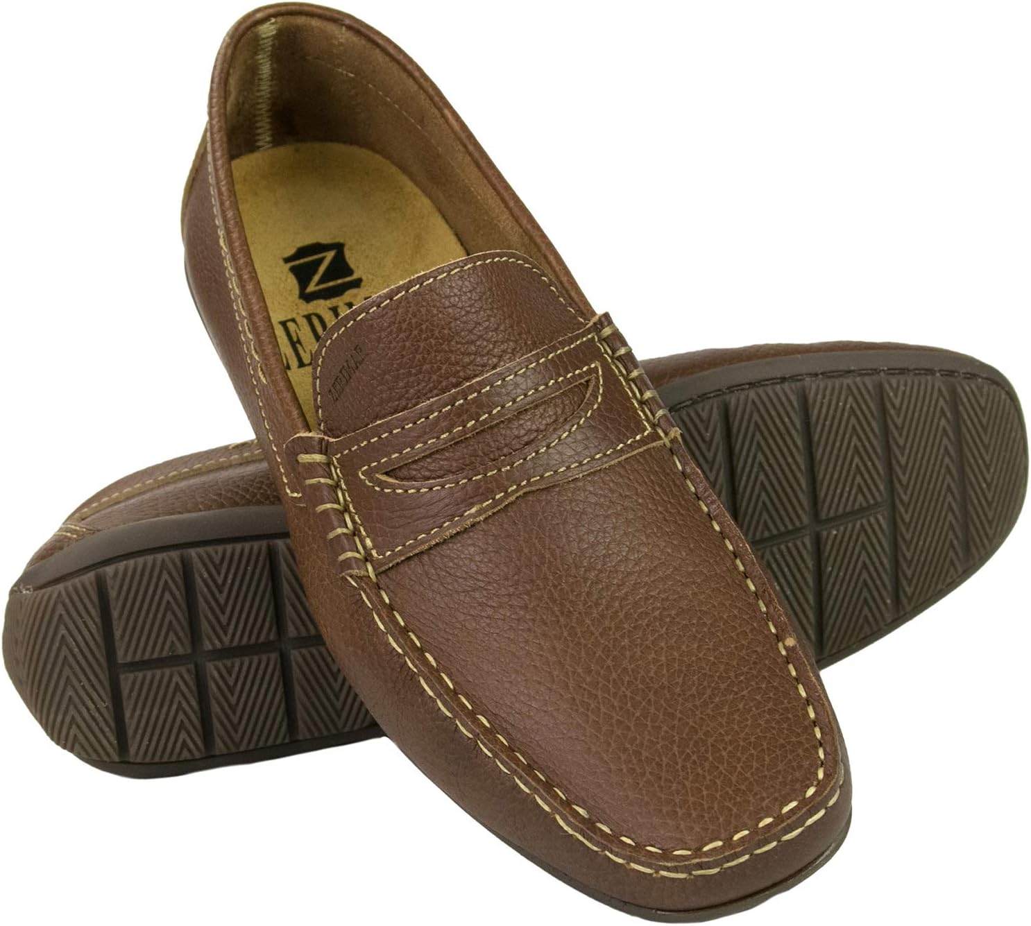 Chaussures Bateau en Cuir pour Hommes - Chaussures Nautiques Homme - Mocassins Homme 41 EU Cuir