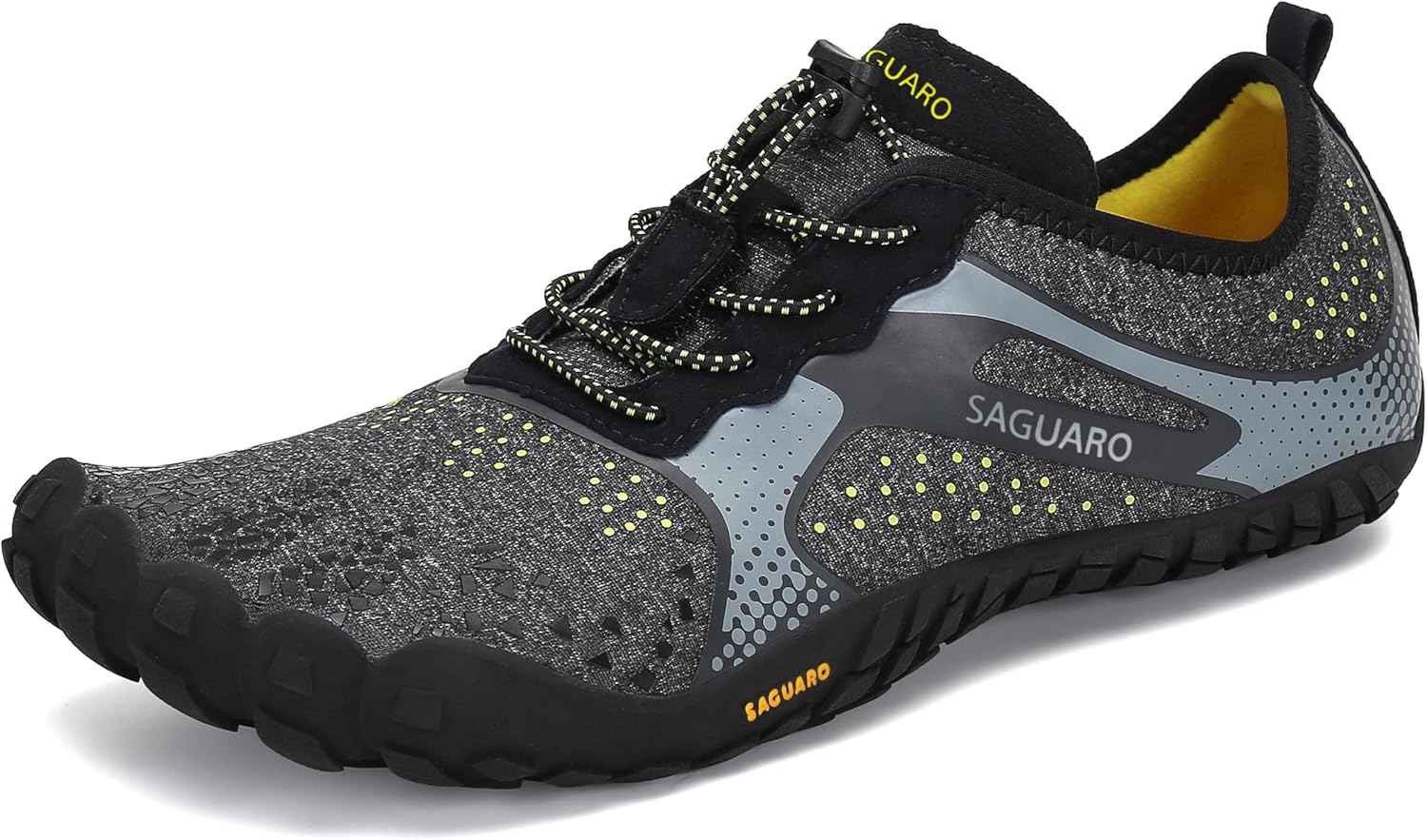 Unisexe Chaussures Minimaliste Fitness Jogging Chaussures de Multisports Gym Trail Randonnée, Indoor & Outdoor 38 EU Corbeau Noir