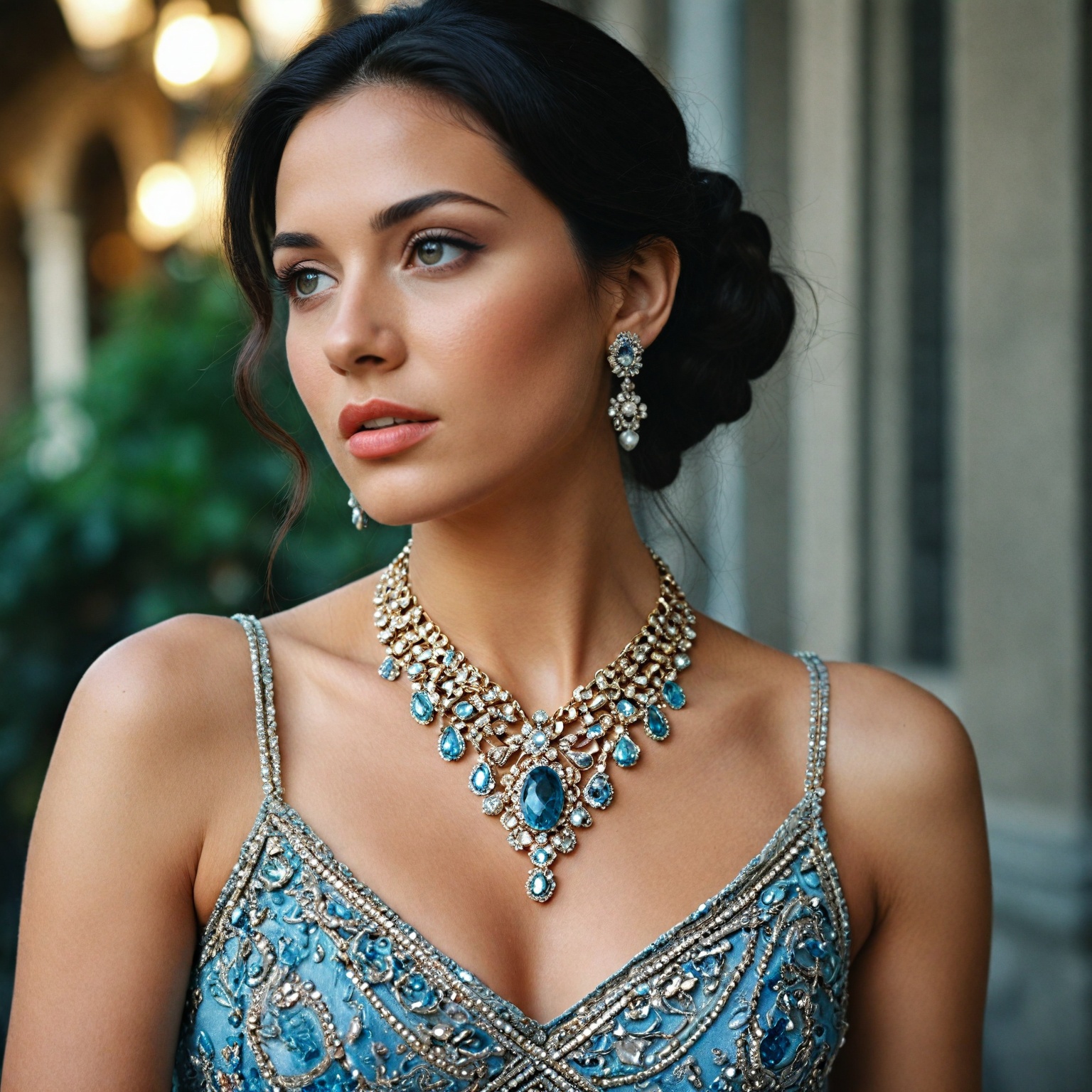 Perles Vintage Collier Navajo En Argent Sterling Et Perles De Turquoise - Superbe Pièce Ethnique - Occasion Diamant Et Perle
