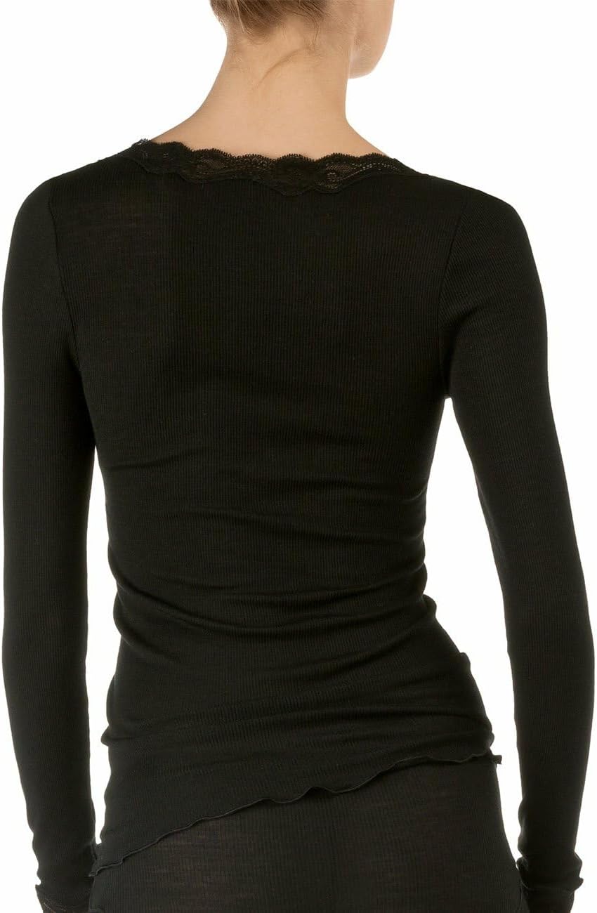 Débardeur Richesse Lace Laine & Soie (Noir), Caraco, 70% Laine, 30% Soie