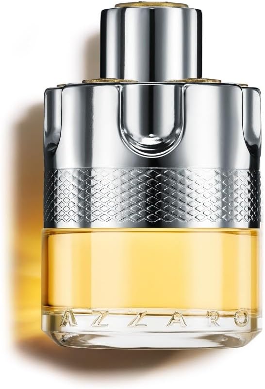 AZZARO Wanted - Eau De Toilette Homme - Boisé Agrume Épicé - Cardamome, Vétiver & Citron - Tenue Longue Durée - Spray Vaporisateur 50 ml (Lot de 1)