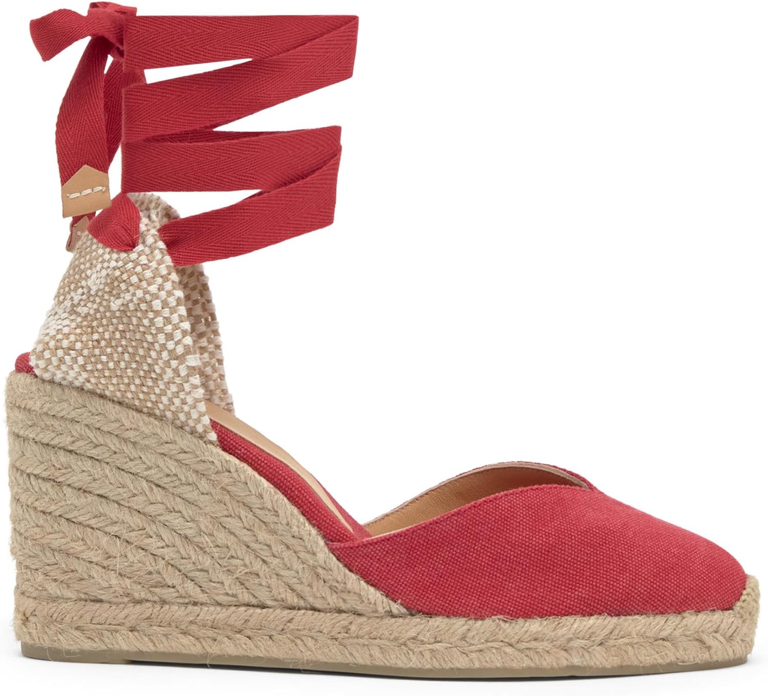Castañer Espadrilles Chiara en Tissu Bleu, Taille: 535 37 EU Rojo Carmin