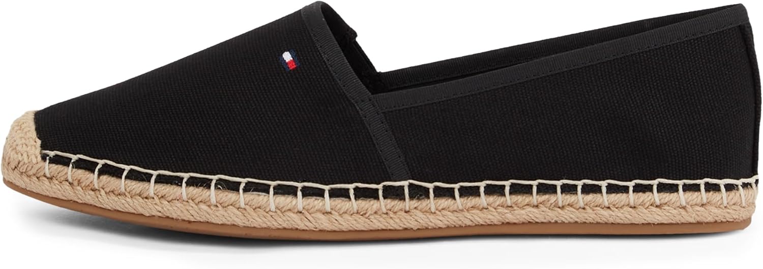 Femme Flag Canvas Espadrille Fw0fw08541 38 EU Noir