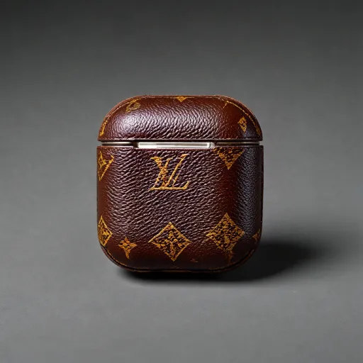 L'élégance intemporelle de l'étui en cuir pour AirPods par Louis Vuitton