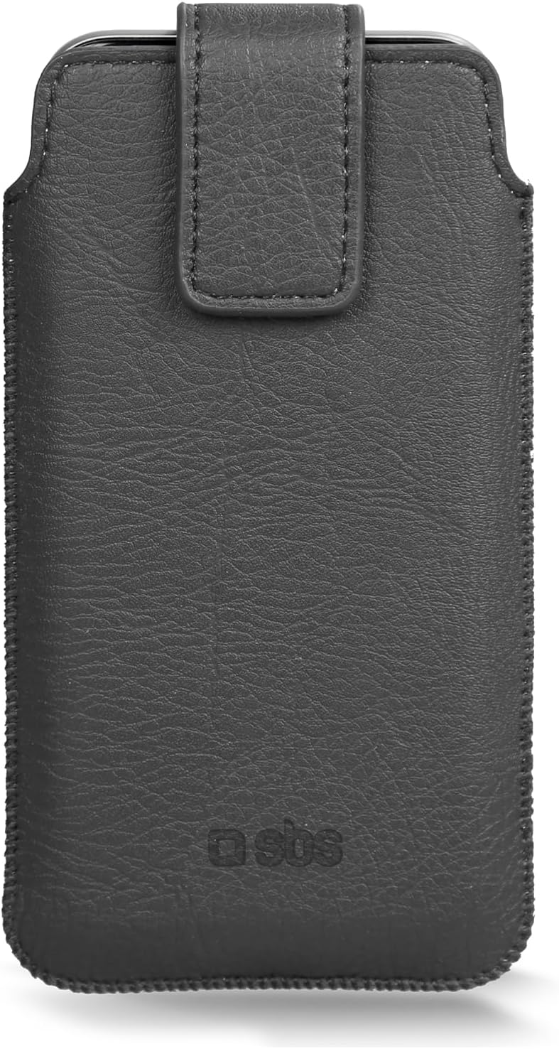 Cutodia Étui Universel pour Smartphone jusqu'à 6,8", Fermeture magnétique, Extraction Facile, Noir