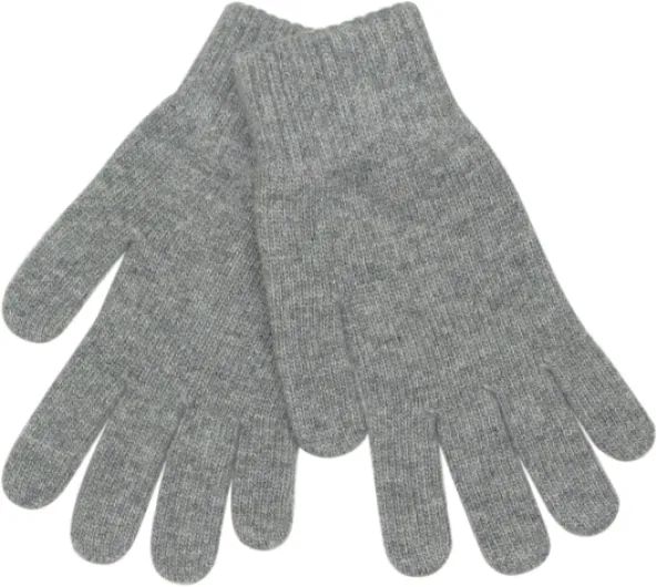 Gants en laine pour femme Gants d'hiver en laine - Doux et chauds Gris