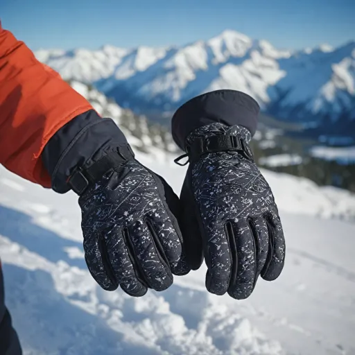 Les gants de ski Fendi : un mariage de style et de fonctionnalité