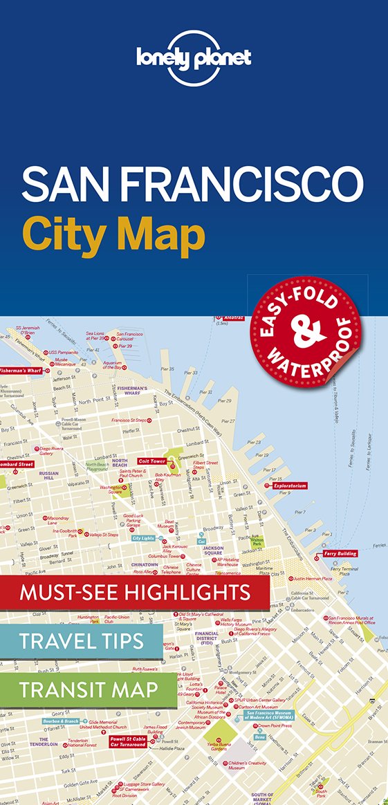 San Francisco City Map - 1ed - Anglais