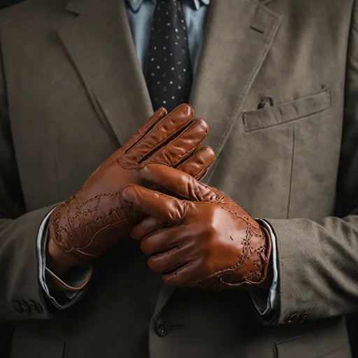 L'élégance intemporelle des gants en cuir Louis Vuitton