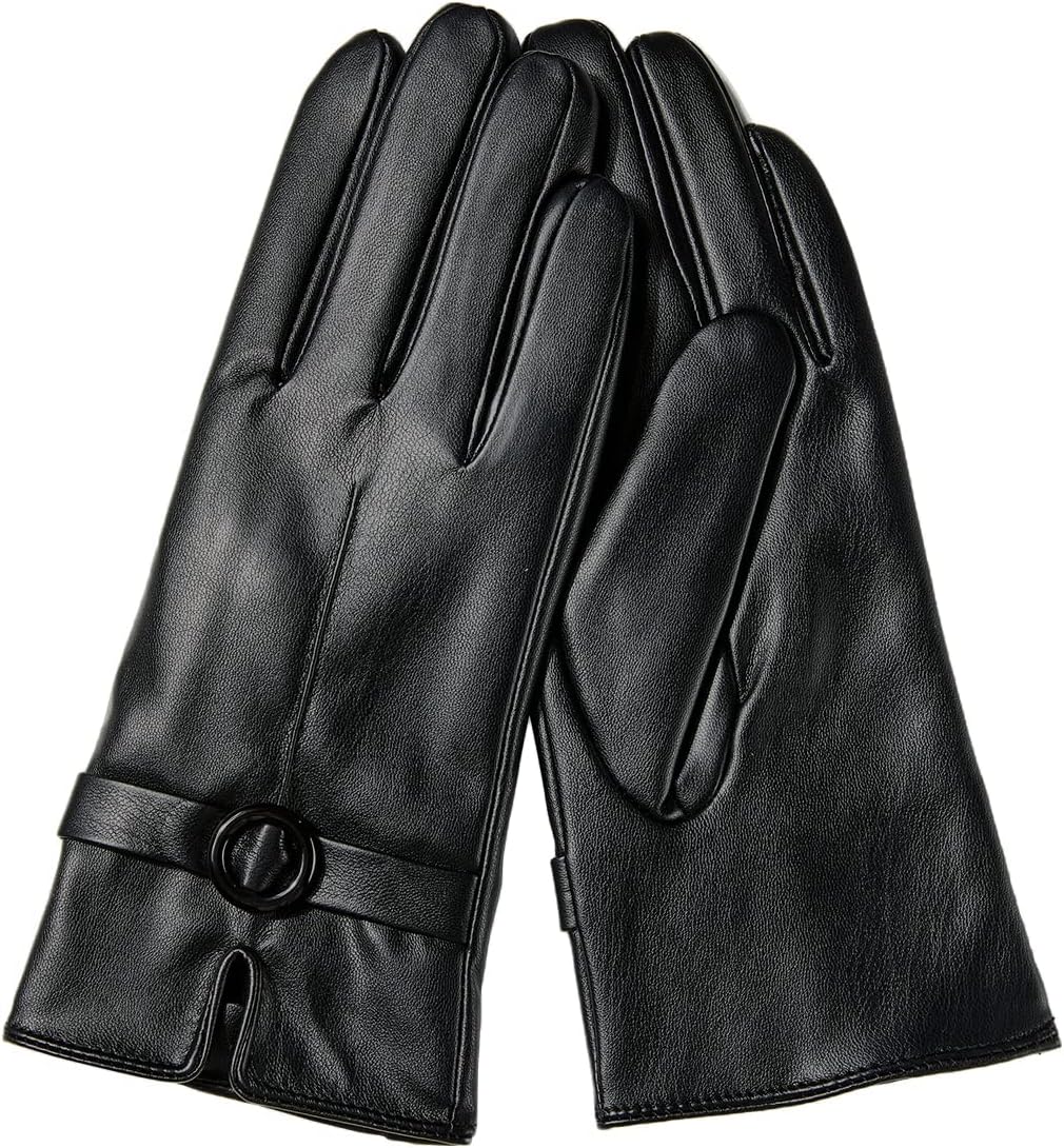 Femmes Hiver Gants en Cuir Écran Tactile Gants de Conduite, élégants et légers, adaptés à un usage quotidien cadeau de Noël 9(XL)