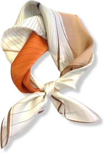 PoeticEHome Écharpe Carrée 100% Soie de Mûrier pour Femme - Foulard en Soie 68x68cm avec Étui Cadeau S1 - Élégance Spirituelle