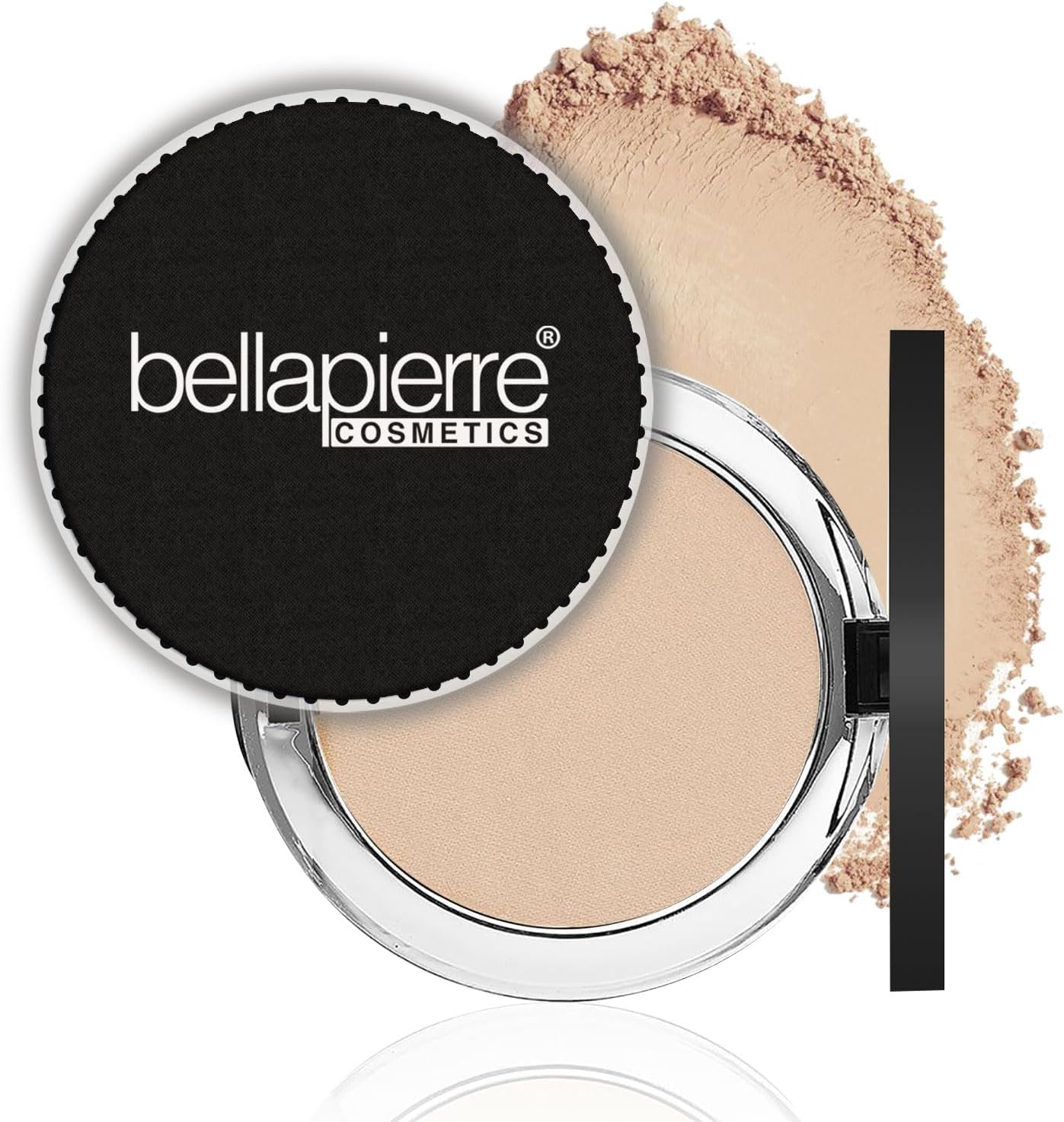 Bellapierre Compact Mineral Foundation – Fond de teint mineral compact SPF 15 - Vegan & Cruelty-Free - Hypoallergénique - Couvrance totale - 10 Grammes - Latte