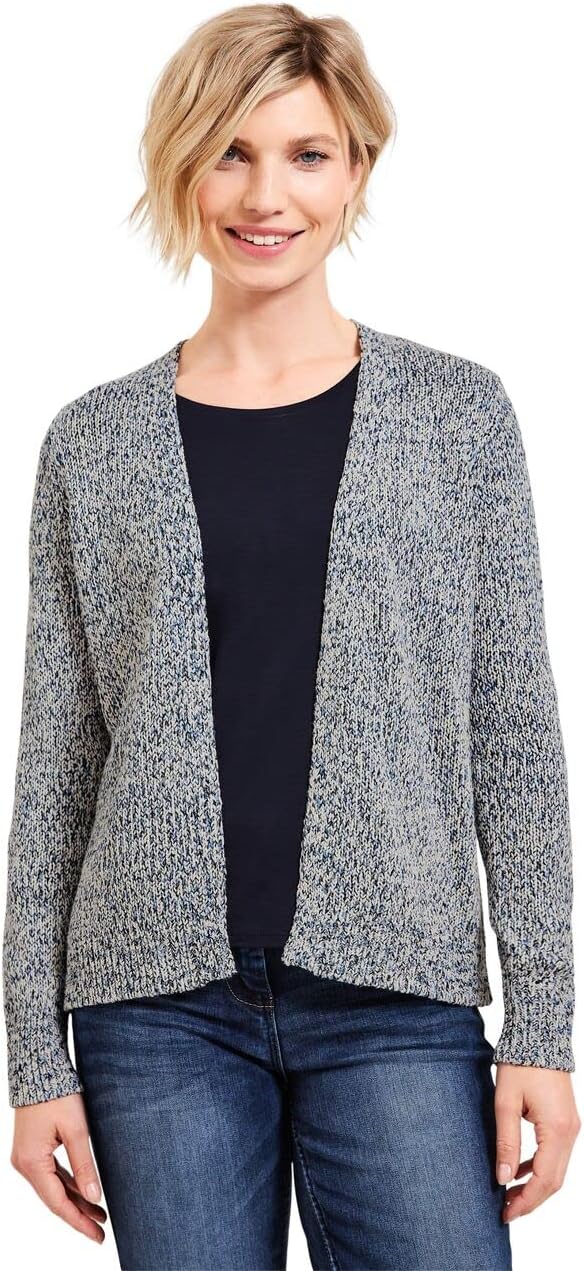 Cardigan Femme M Bleu Foncé