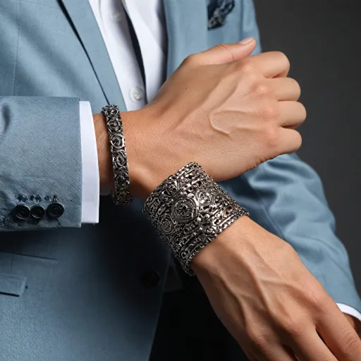L'élégance intemporelle de la gourmette pour homme signée Dior