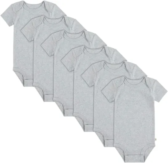 Huggies Little Hugs Débardeur Bambins (Lot de 6) Mixte bébé 6 mois LIGHT GREY HTR