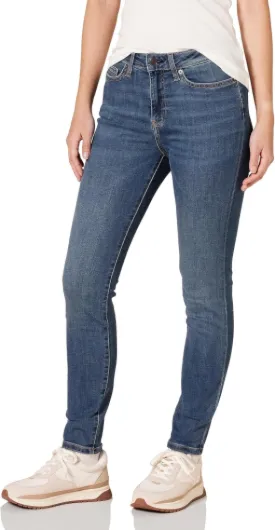 Jean Coupe Skinny Taille Montante - Couleurs abandonnées Femme 44 Délavé Moyen