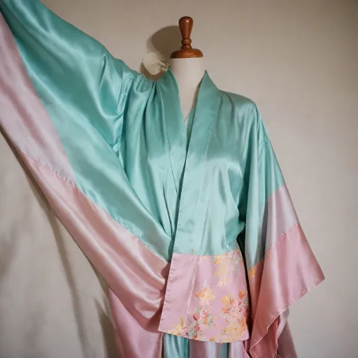 L'élégance du kimono en satin signé Victoria's Secret