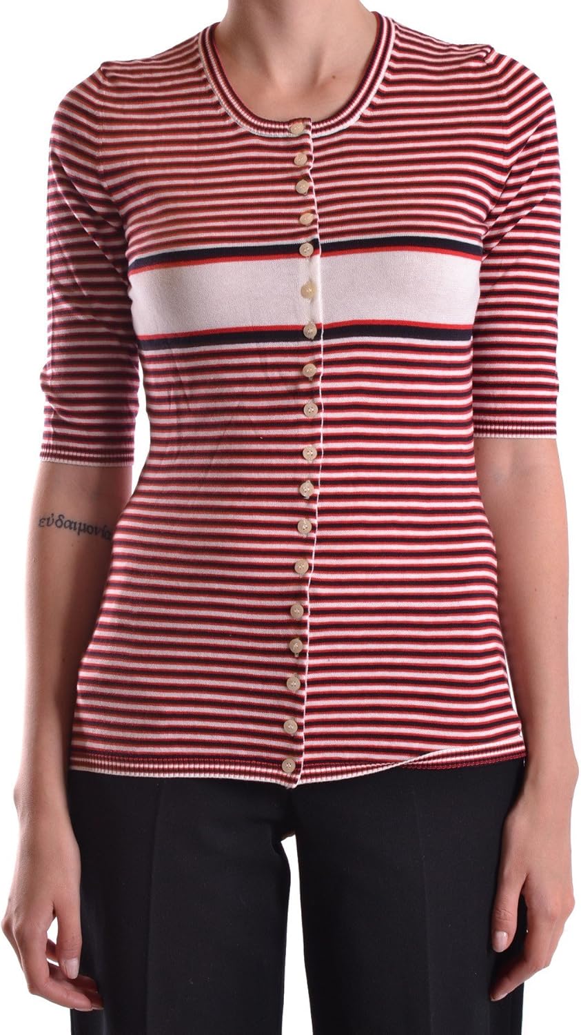 Dolce & Gabbana Tshirt Manches Courtes pt2740 D&G Donna M Rouge