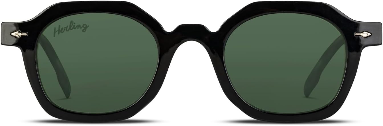 HERLING Lunettes de soleil Casimir UV400 acétate Jet Black