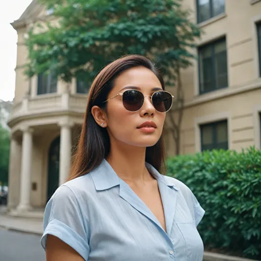 Élégance intemporelle avec les lunettes carrées de Chanel