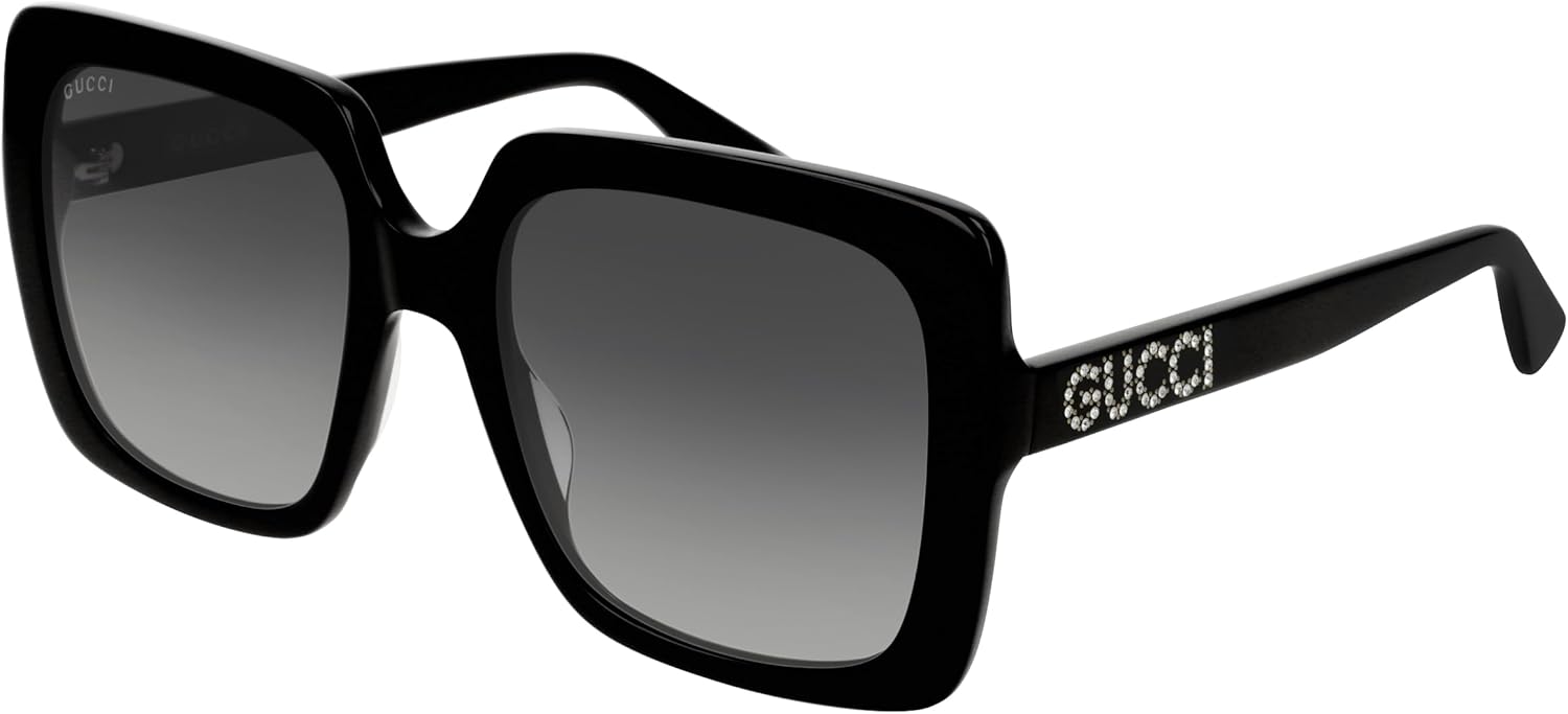 Gucci Femme, SUNGLASSES, Black Grey Shaded, 54 20 140