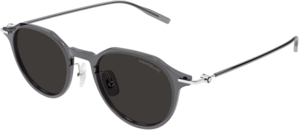MONTBLANC Lunettes de soleil modèle MB0355-S couleur 003 - Gris