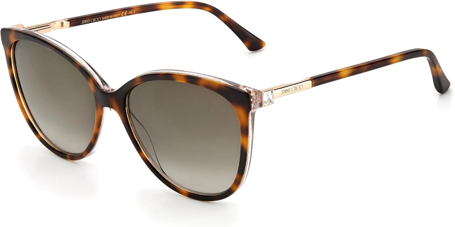 Lunettes de Soleil Jimmy Choo LISSA/S 0T4 HAVANA PINK 58/16/145 Femme