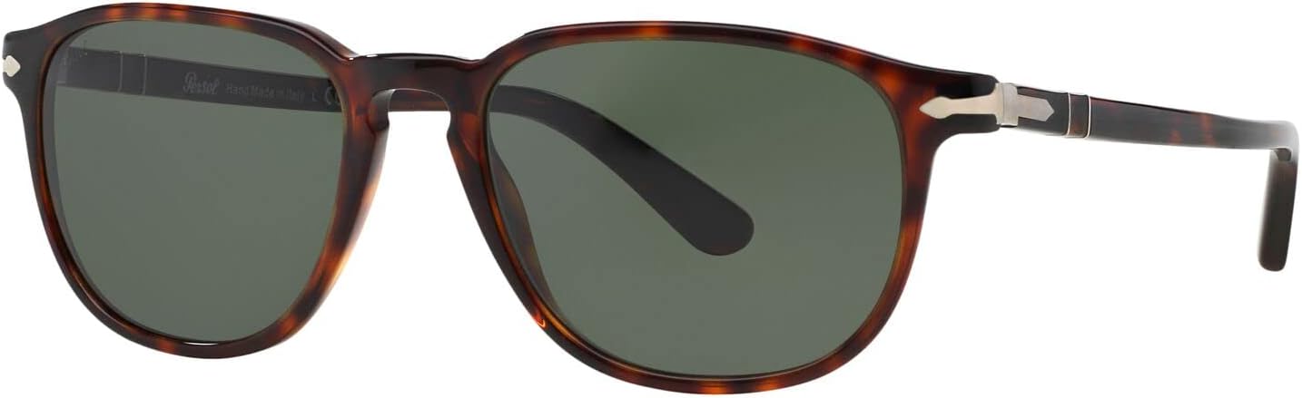 Persol Lunettes de Soleil Mixte 52 mm Avana/Verde