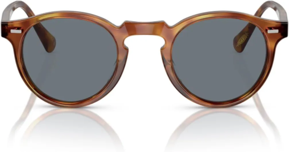 Oliver Peoples 5217 1483R8 Écaille Gregory Peck Sun Round Sunglasses Lens Category 3
