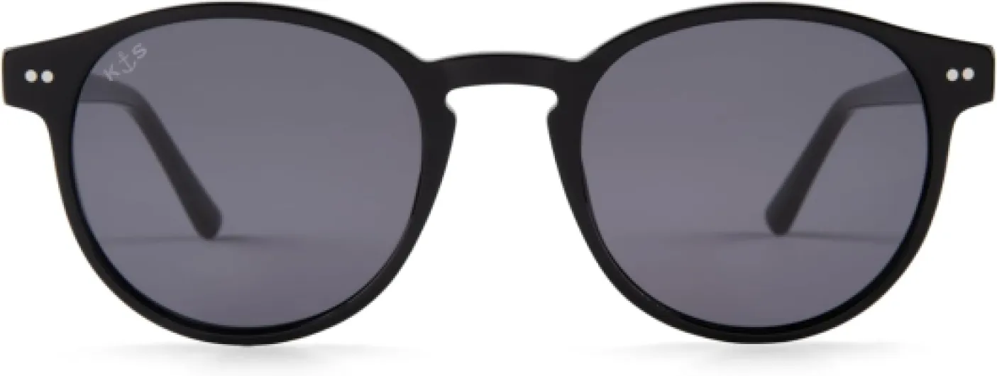 Kapten & Son Lunettes de soleil Marais - Unisexe - Lunettes de soleil élégantes avec monture esthétique en acétate de haute qualité - Protection fiable contre le soleil et les UV - Largeur de la All Black