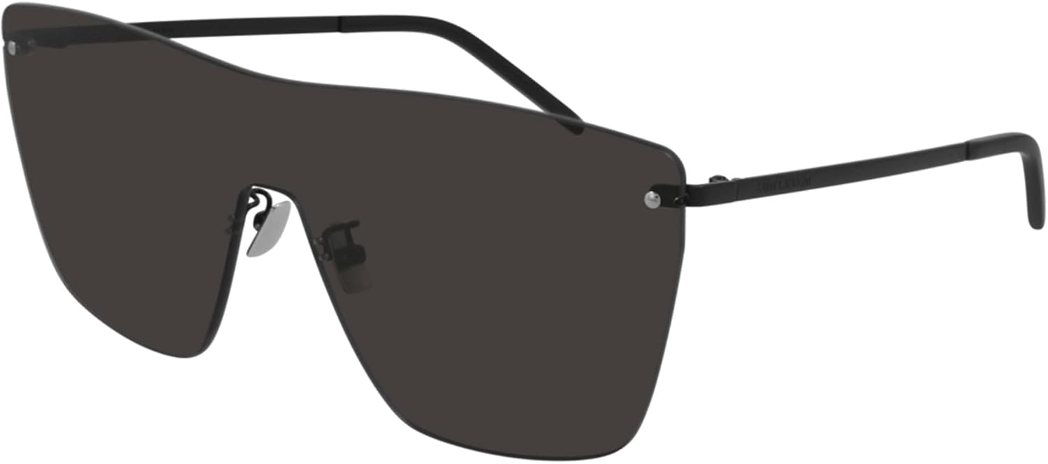 Saint Laurent Lunettes de Soleil SL 463 MASK Black/Grey 99/1/140 unisexe