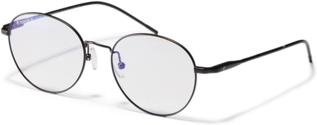 � Blue Light Blocking Glasses for Men & Women - Anti-Fatigue Gaming & Screen Glasses for Eye Strain & Migraine Relief Obsidian Clear