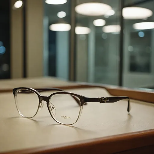 L'élégance intemporelle des lunettes de vue Prada