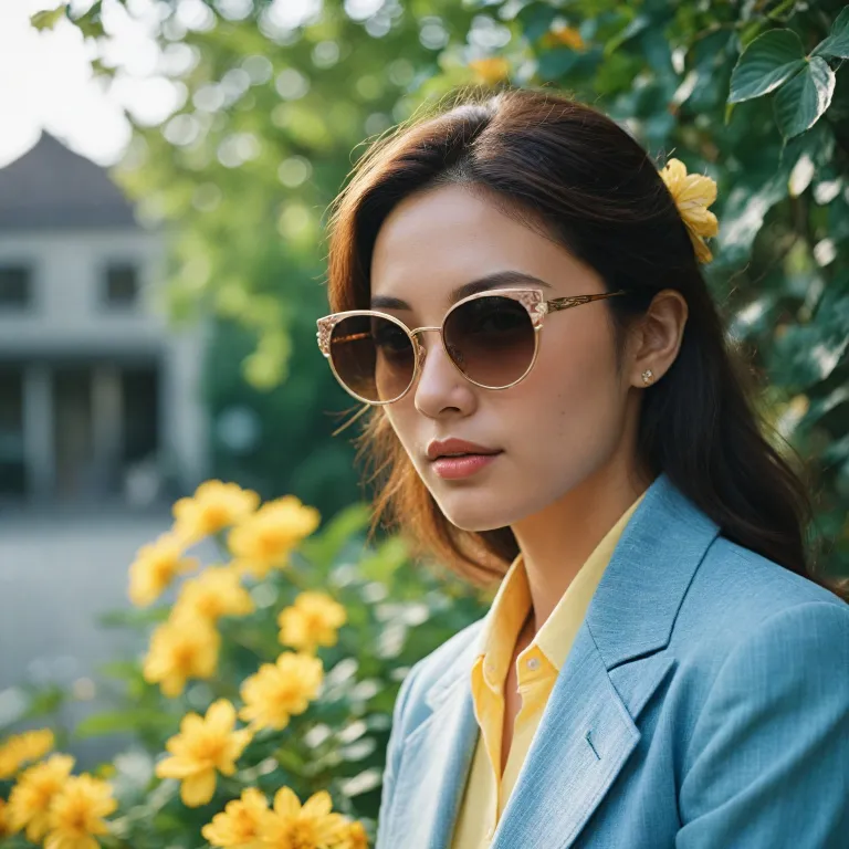 Élégance intemporelle avec les lunettes papillon de Miu Miu
