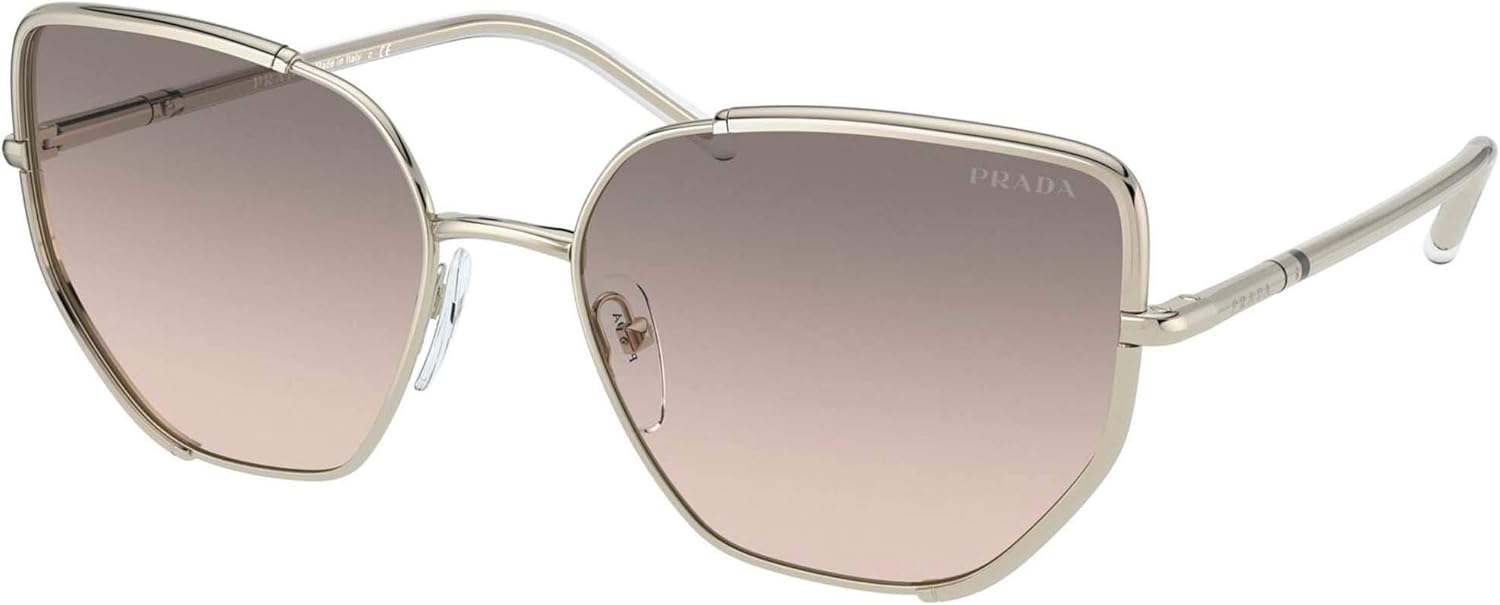 Prada Lunettes de soleil PR 50WS pour femme 60 Or Pâle.