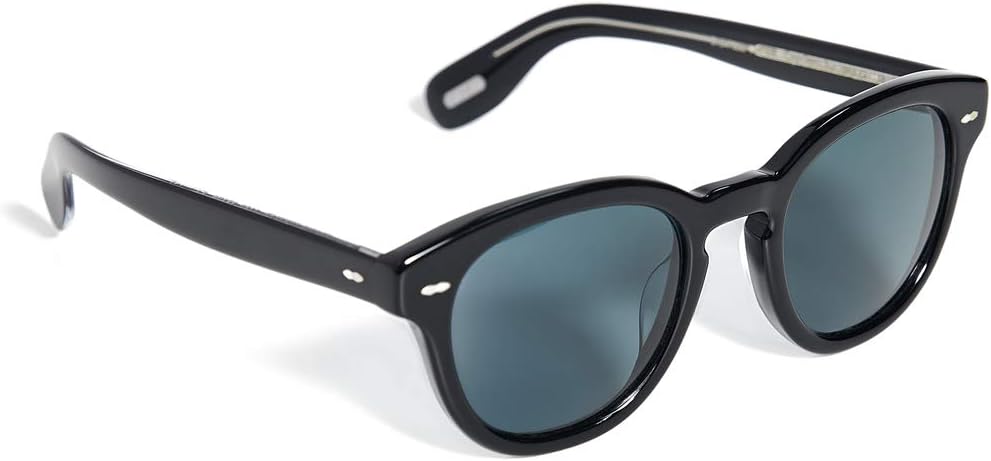 Oliver Peoples Cary Grant Lunettes de soleil polarisées pour homme Noir bleu polaire